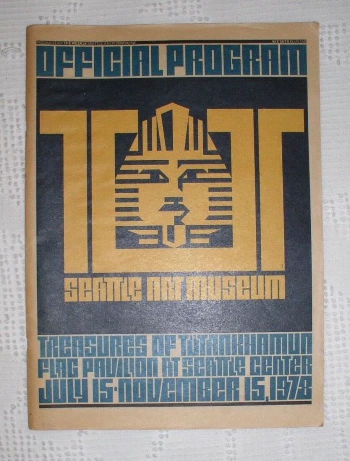 1978 King Tut Seattle Art Museum exhibit catalog thick tabloid size Nueman mad