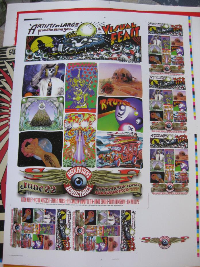 1996 SFRP Artists at Large Visual Feast Poster