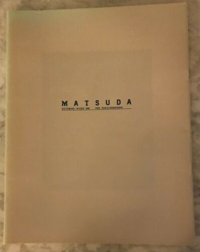 MATSUDA FALL WINTER 1997-8 MEN'S CATALOG BY NADIR