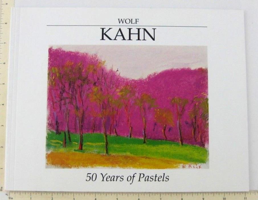 Wolf Kahn Art Exhibition Catalog Pastel and Oil Charlotte Hickory Youngstown VA