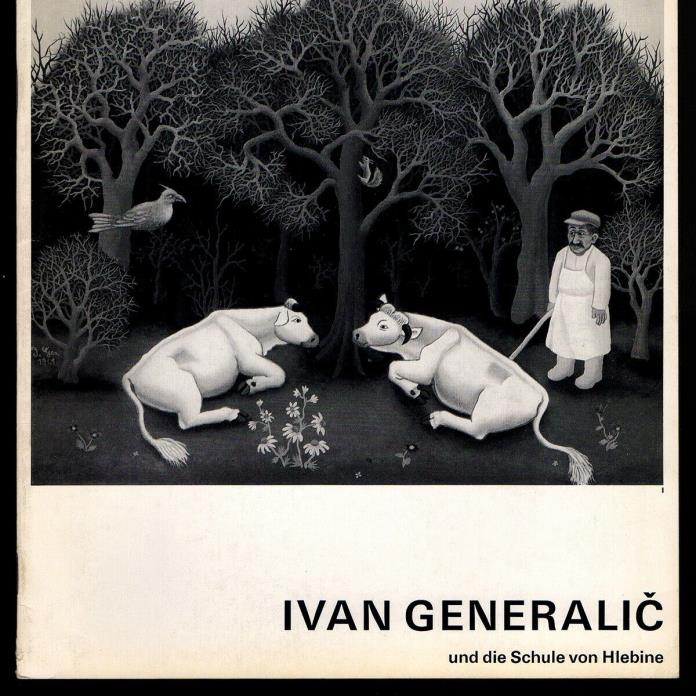 1964 Ivan Generalic Gallery Exhibition Catalog City-Galerie Zurich Switzerland