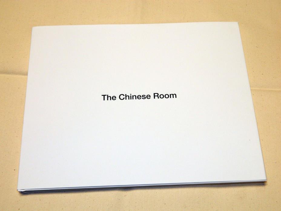 The Chinese Room, Scott Short, artist book, signed and numbered edition of 40