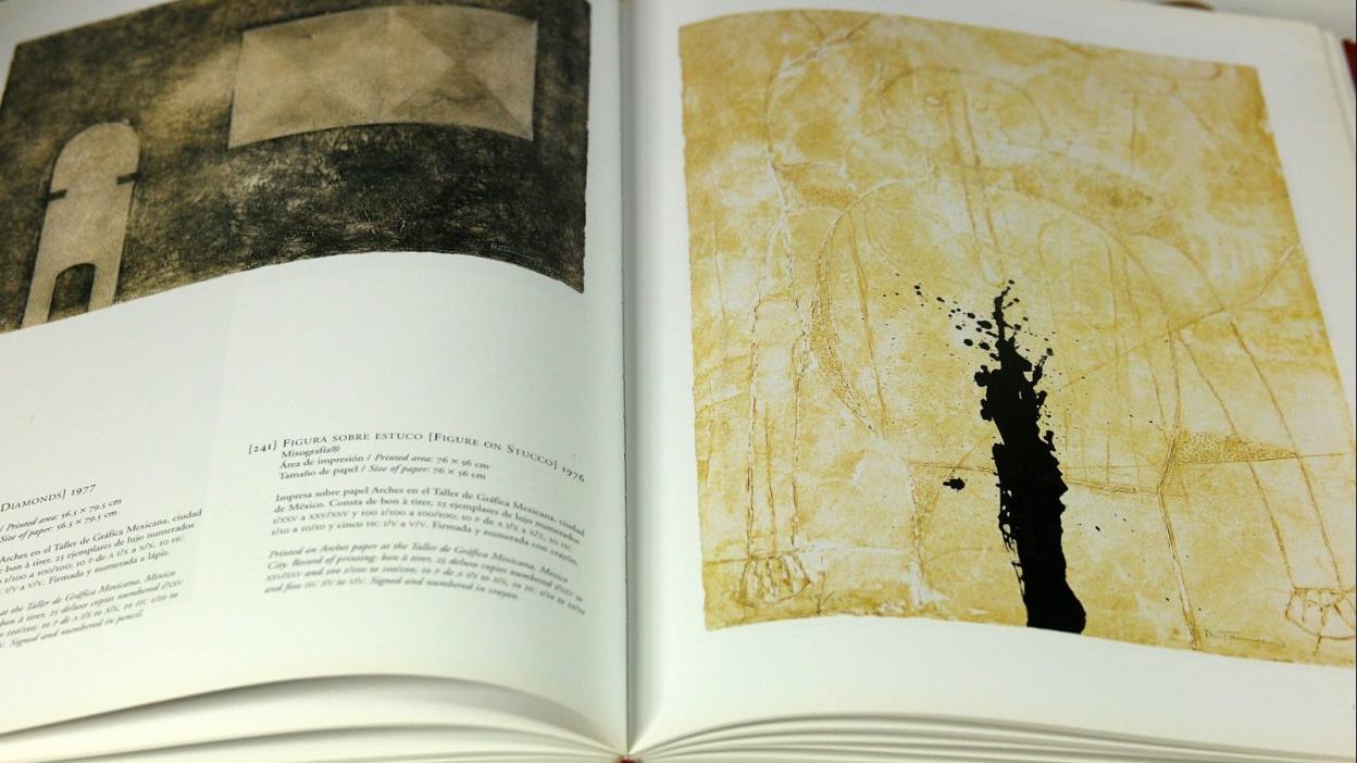 RUFINO TAMAYO - CATALOGUE RAISONNE OF HIS PRINTS. OUT OF PRINT, excellent
