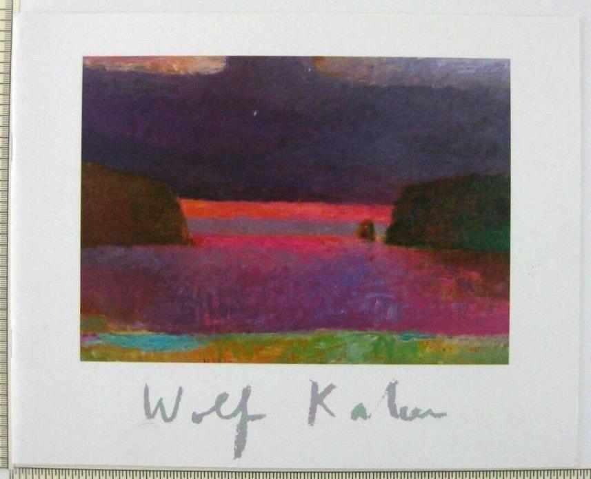 Wolf Kahn Landscape Painter Art Exhibition Catalog Grace Borgenicht NY 1993