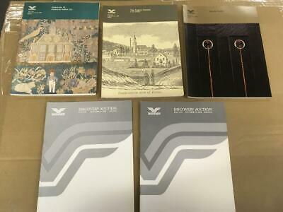 Lot of 5 Skinner Auction Catalogs 1988