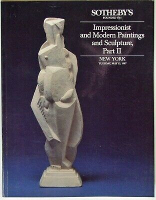 Sotheby's May 1987 Impressionist and Modern Paintings and Sculpture Part 2