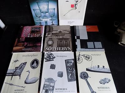 A8776 Sotheby's Auction Catalogs (8) Centuries of Style, Marketplace ++