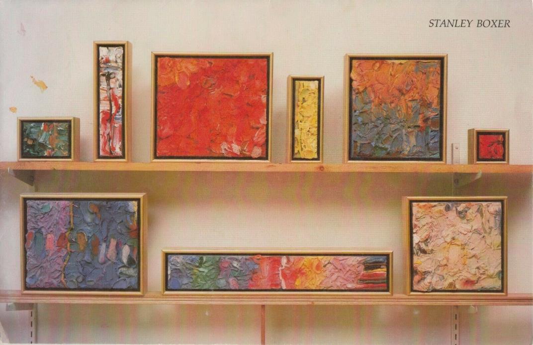 American Artist Stanley Boxer: New Paintings Andre Emmerich Gallery 1983