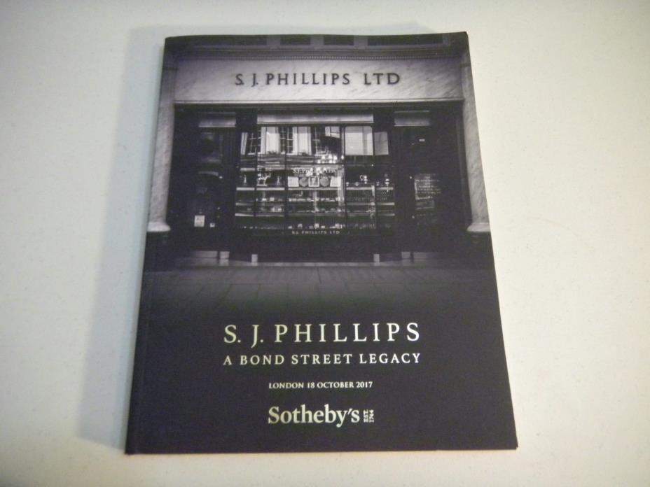 Sotheby's Auction Catalog S. J. Phillips Bond Street London Legacy 18 Oct 2017
