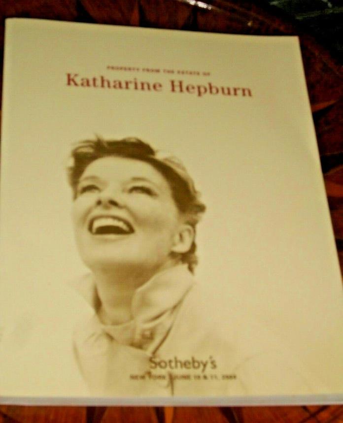 Sotheby's Auction Book  Catalog: Property /Estate of Katharine Hepburn, 2004