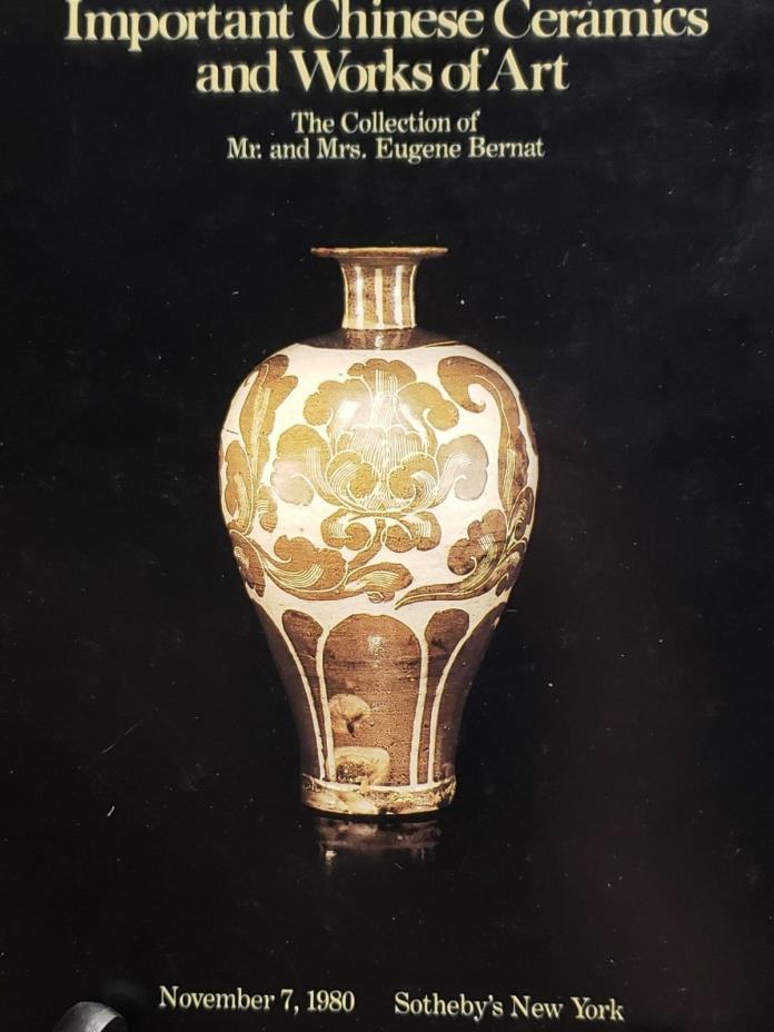 Sotheby's New York, Important Chinese Ceramics and Works of Art, Nov 7,1980