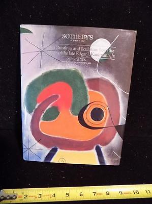 A8117 SOTHEBY'S HC CATALOG MODERN PAINTINGS & SCULPTURE EDGAR KAUFMANN JR 1989