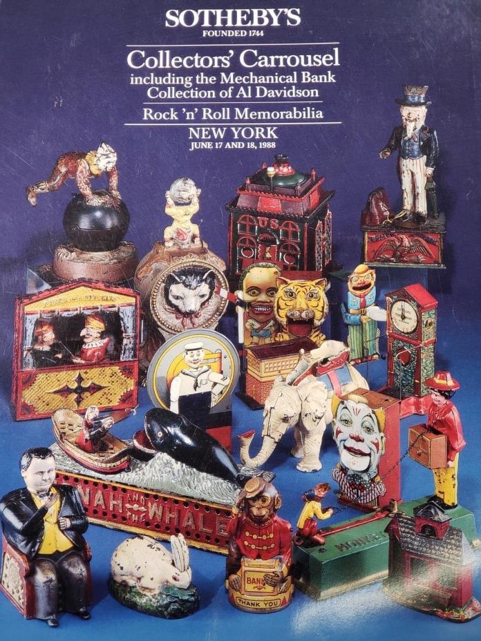 Sotheby's NY, Collector's Carrousel incl Mechanical Bank Coll of Al,Jun 18,1988