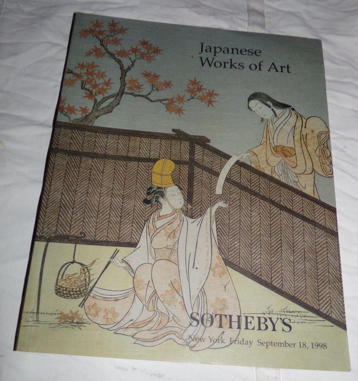 Japanese Works of Art Sotheby's NY Auction Catalog Sept 18 1998 Pictures #7183