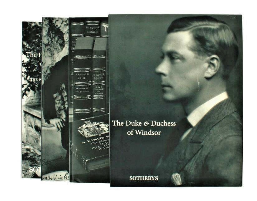 The Duke and Duchess of Windsor Sotheby's1997 3 Auction Catalogues in Slipcase