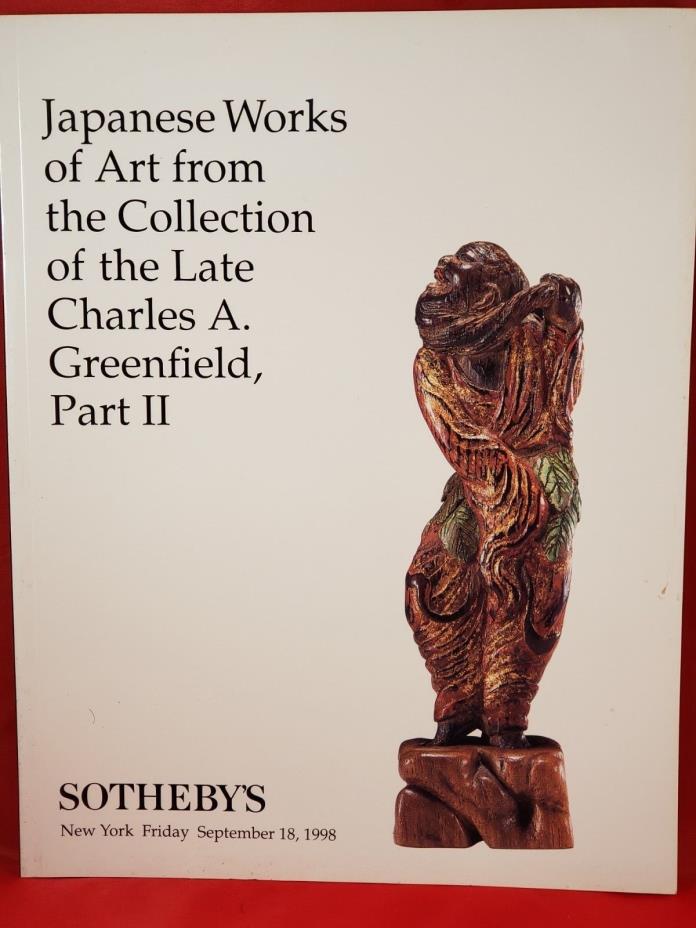 Sotheby's NY, Japanese WOA Collection of Charles A Greenfield Pt 2, Sept 18,1998