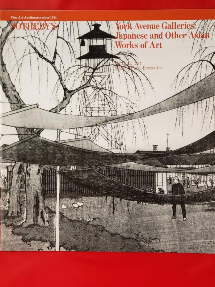 Sotheby's York Avenue Galleries, Japanese & other Asian Works of Art,Mar 11,1981