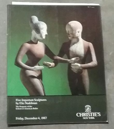 CHRISTIE'S New York Five Important Sculptures by Elie Nadelman December 1987