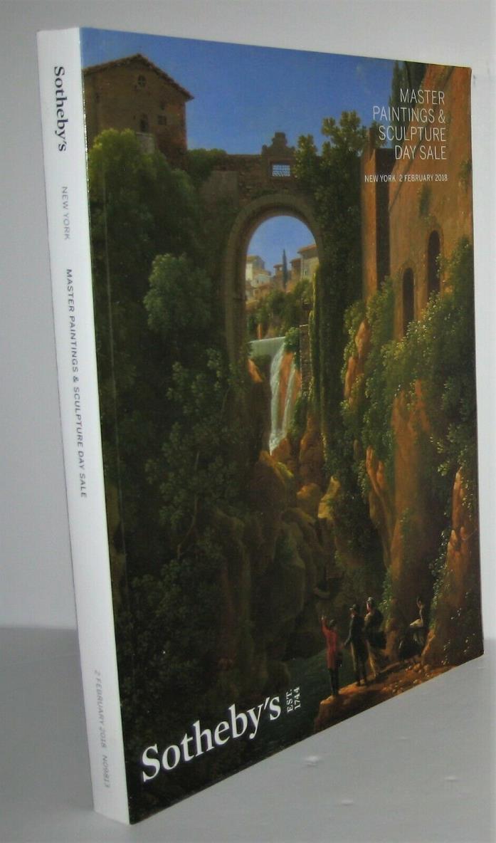 Sotheby's Master Paintings & Sculpture Day Sale Auction Catalog New York 2018