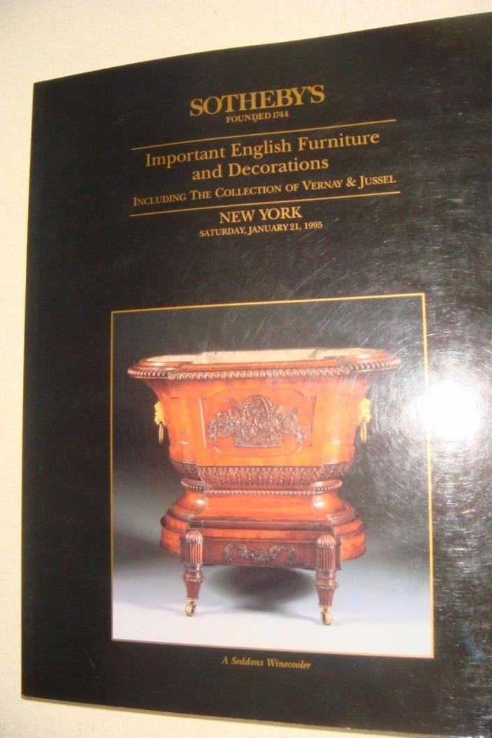 Sothebys Important English Furniture And Decorations Auction Photos Pricing 1995