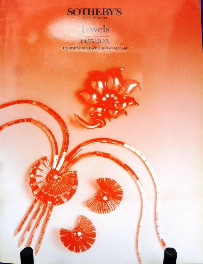 Sotheby’s Catalog April 30,1987 London 