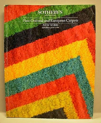 Sotheby's New York European Oriental Carpets Auction 6035 Catalog June 9 1990