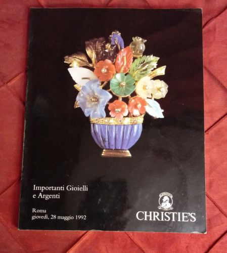 Christie's Important Gioielli e Argenti Roma 28 maggio 1992