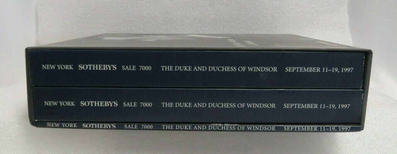 Sothebys The Duke & Duchess of Windsor 3 Volume Set September 1997 Sale Catalogs