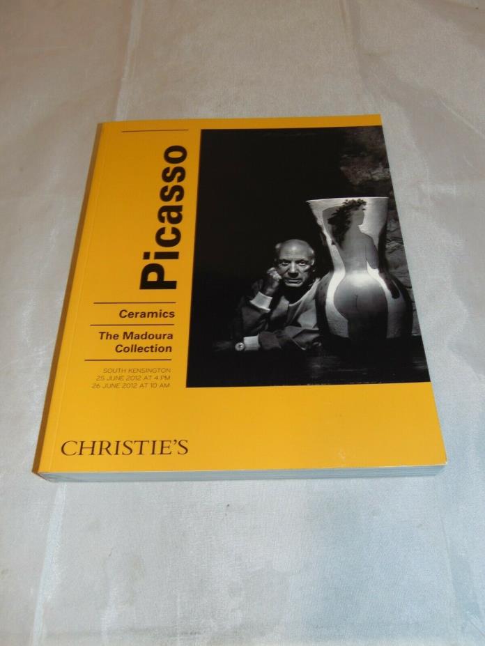 CHRISTIE'S PICASSO CERAMICS THE MADOURA COLLECTION CATALOG BOOK