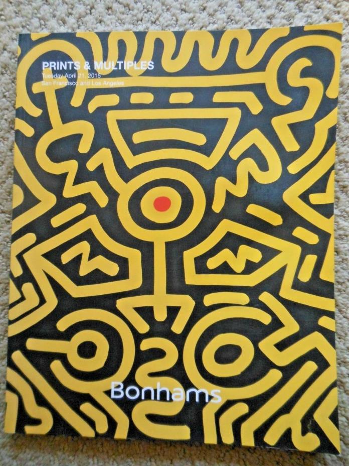 BONHAMS Auction Catalog Prints 2015 Miro Picasso Warhol Calder Borofsky Tamayo