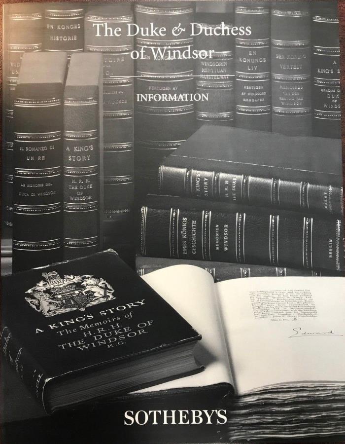 The Duke and Duchess of Windsor Set: Information, Private and Public Colllection