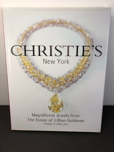 Christie's Magnificent Jewels from Lillian Goldman Auction Catalog 4/15 2003 HC