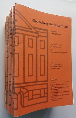 BLOOMSBURY BOOK AUCTIONS, group of 54 catalogues, 1995-2005