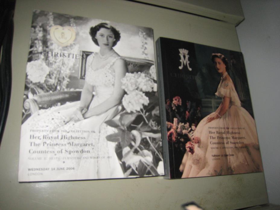 CHRISTIE’S Property Collection Princess Margaret Auction Catalog 2006 2 Vols Set