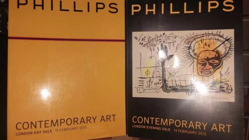 Two Phillips Auction Contemporary Art London Day & Eve. Sale Feb 14 2013 Books