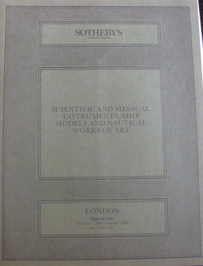 SOTHEBY’S Scientific and Medical Instruments