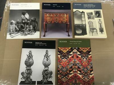 Lot of 5 Skinner Auction Catalogs 1990