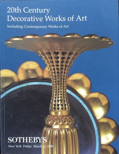 Sotheby's NY March 1999 Auction Catalog 20th C. Decorative Arts  Daum Tiffany