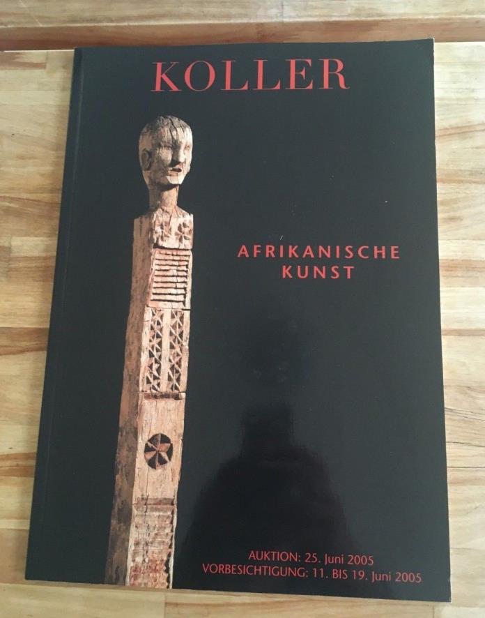 Koller Zurich June 25 2005 Auction catalogue Africanische Kunst African Art