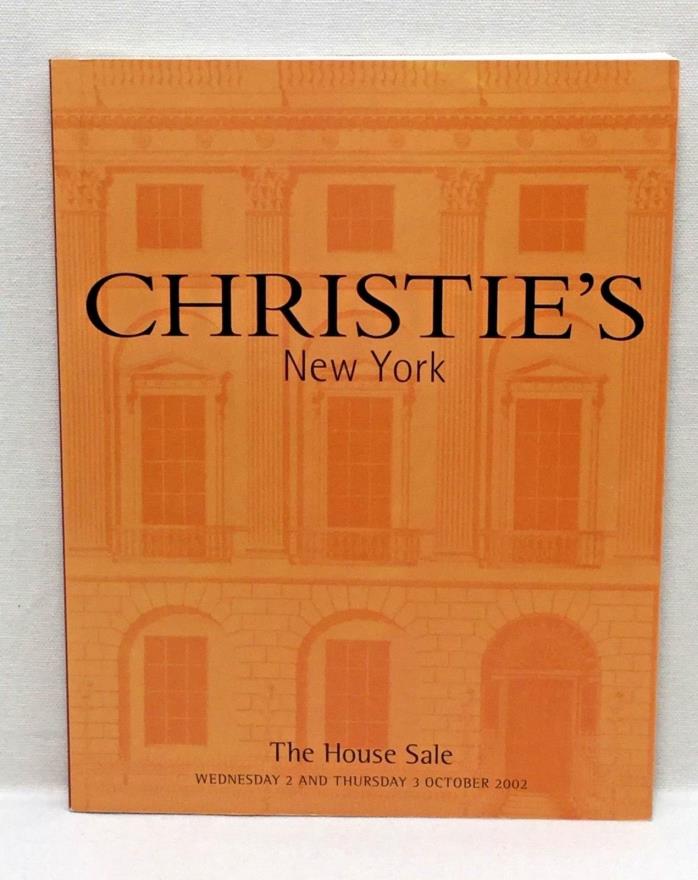 CHRISTIE'S NY House Sale Auction Catalog Oct 2002