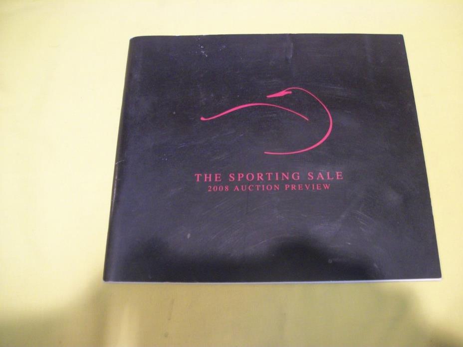 Richard A. Bourne The Sporting Sale Catalog July 2008 - Decoys &  Prints - NMINT