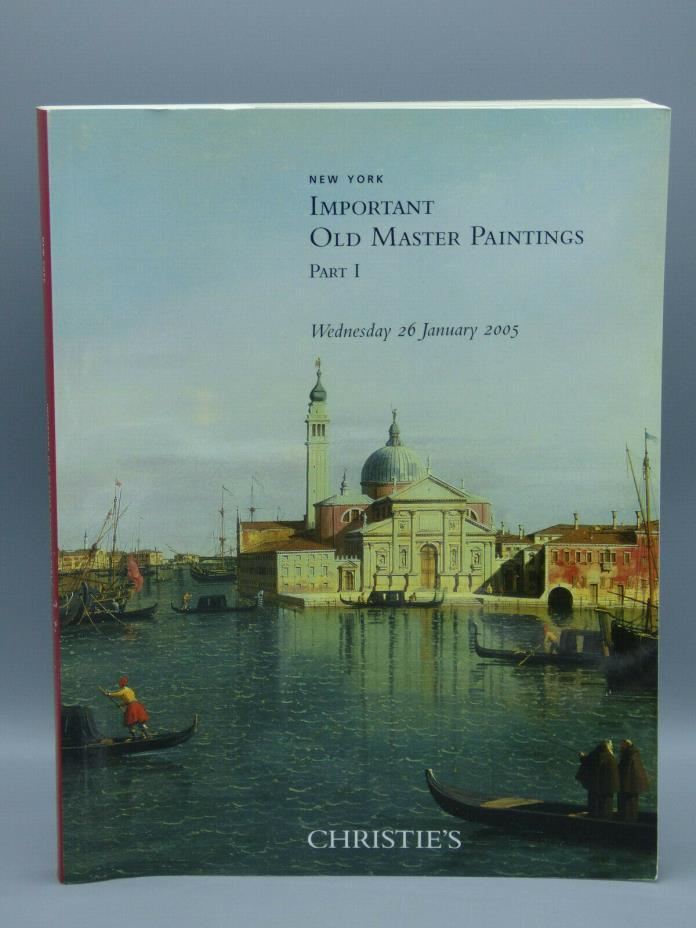 Christie's Auction Important Old Master Paintings Catalog 26 January 2005