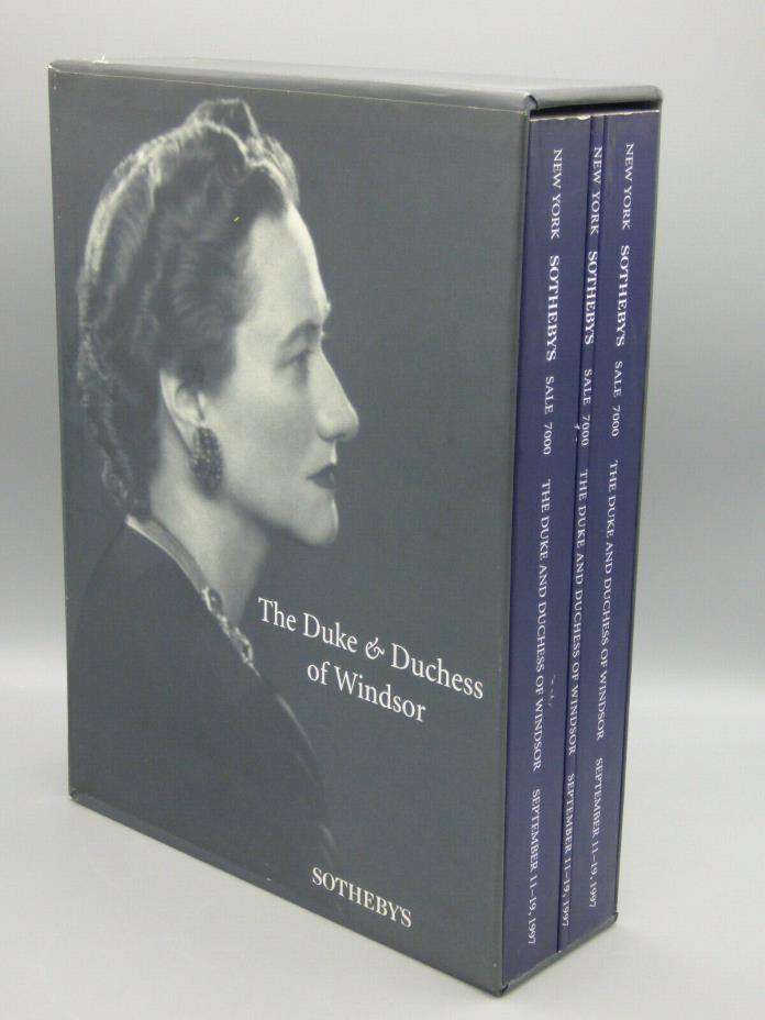 Sotheby's Auction The Duke & Duchess of Windsor Catalog NY September 11-19 1997