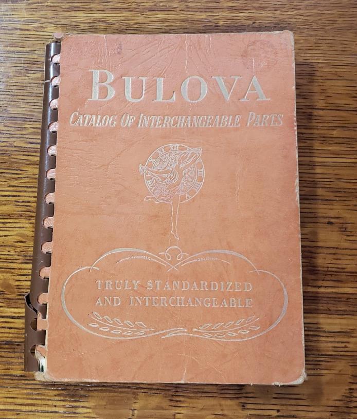 1952 Bulova Watch Catalog of Interchangeable Parts