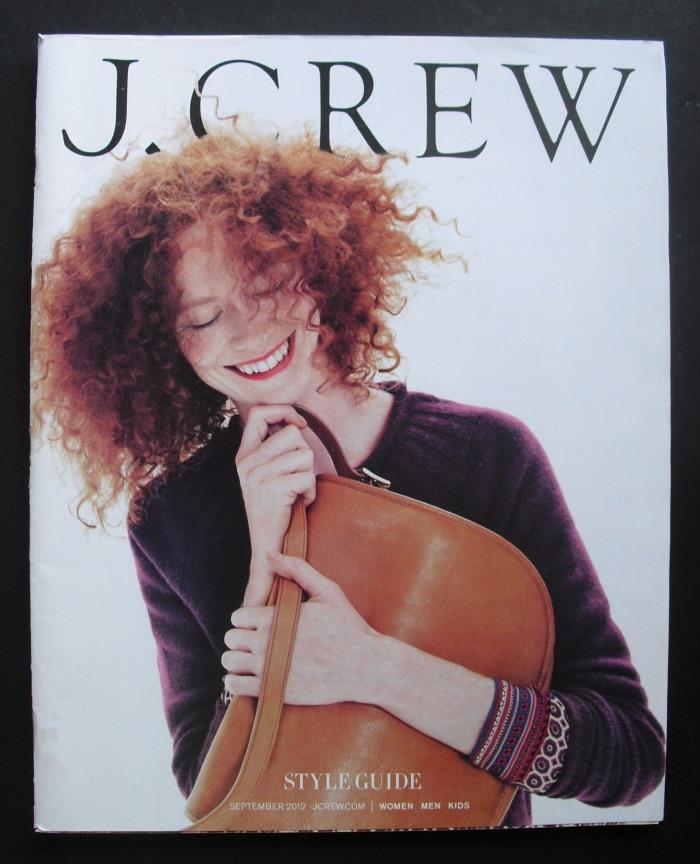 J.CREW 2012 SEPTEMBER CATALOG/EXCELLENT CONDITION