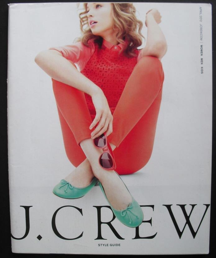 J.CREW APRIL 2012 CATALOG/EXCELLENT CONDITION