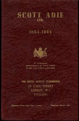 SCOTT ADIE LTD 1854 1954 ROYAL SCOTCH WAREHOUSE LONDON ENGLAND CATALOG HISTORY