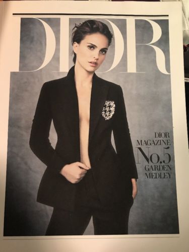 Auth DIOR MAGAZINE NO. 5 Garden Medley Natalie Portman