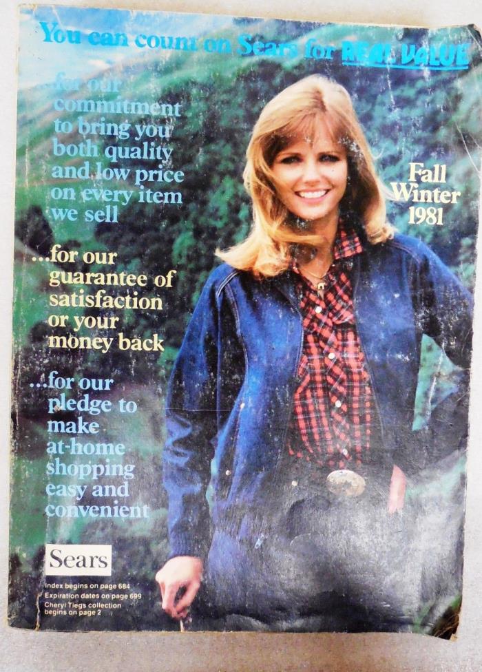 Sears Vintage Fashion Catalog Fall Winter 1981