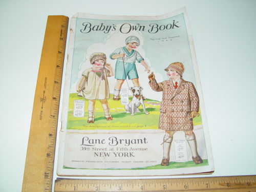 Antique Lane Bryant Baby's Own Book Catolog 1928
